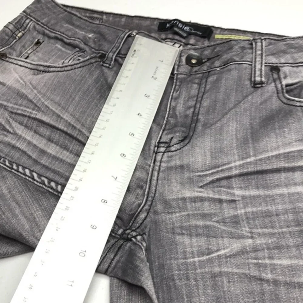 KENSIE GRAY JENNIFER STRAIGHT LEG JEANS 30x32 ⭐️